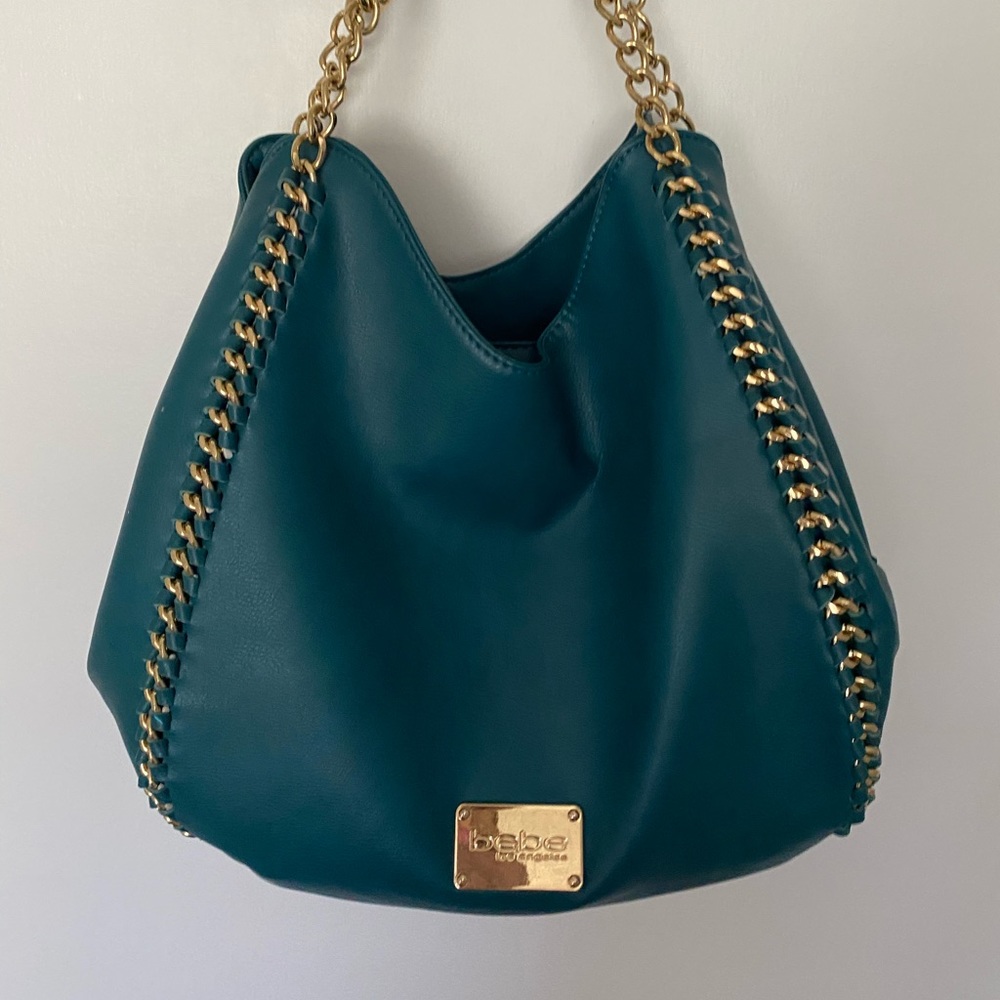 Bebe Colette triple entry handbag
